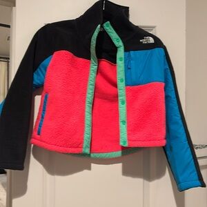 North face fleece mashup jacket
